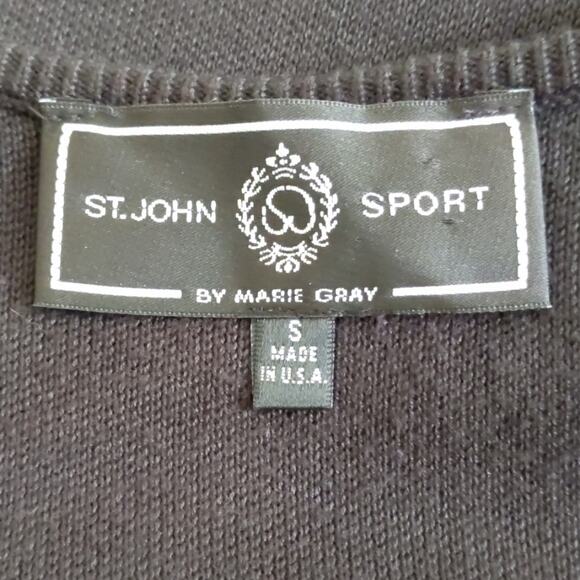 St. John Sport Color Block Knit Maxi Dress S - Picture 9 of 10